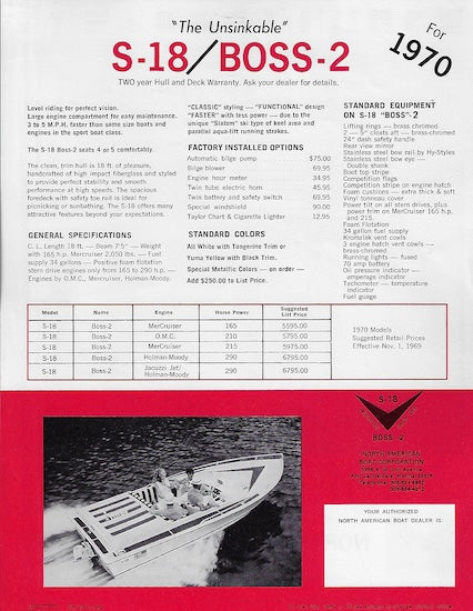 North American S-18 Boss 2 Brochure