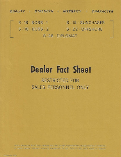 North American Dealer Fact Sheet Brochure