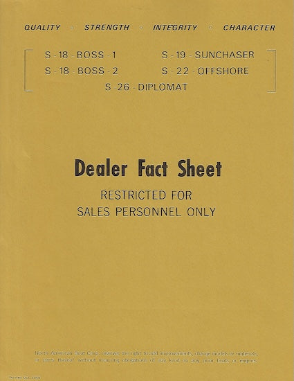 North American Dealer Fact Sheet Brochure