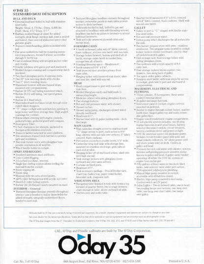 O'Day 35 Brochure