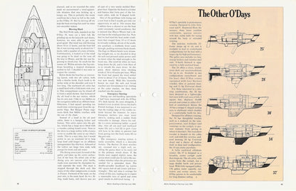 O’Day 39 Motorboating & Sailing Magazine Reprint Brochure
