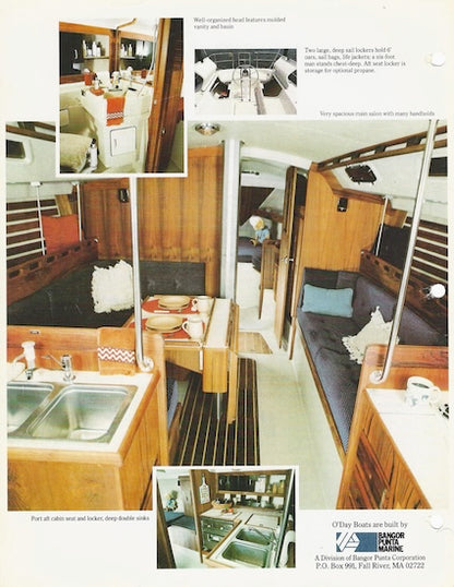 O’Day 39 Motorboating & Sailing Magazine Reprint Brochure