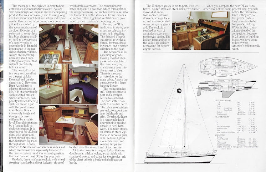 O'Day 34 Brochure