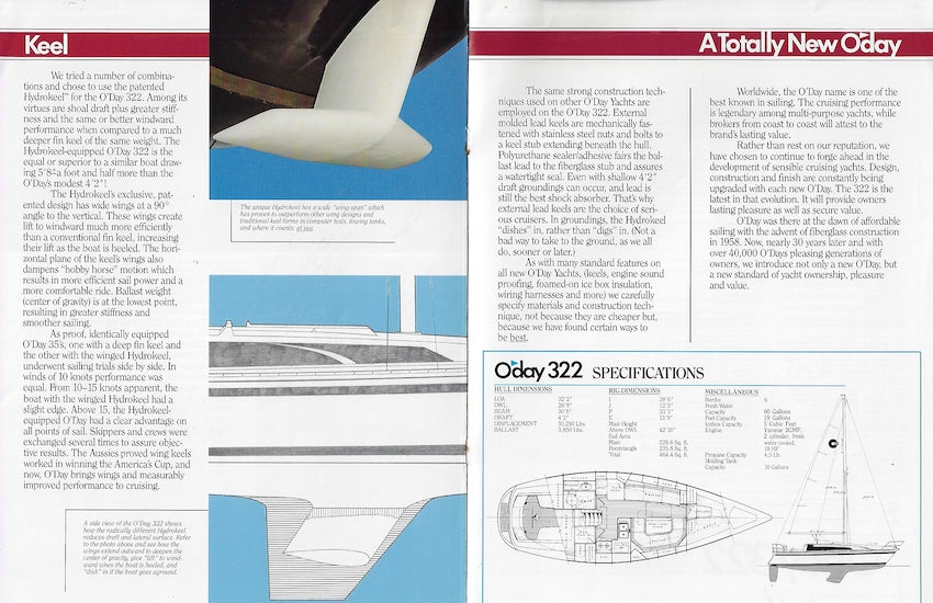 O’Day 322 Brochure