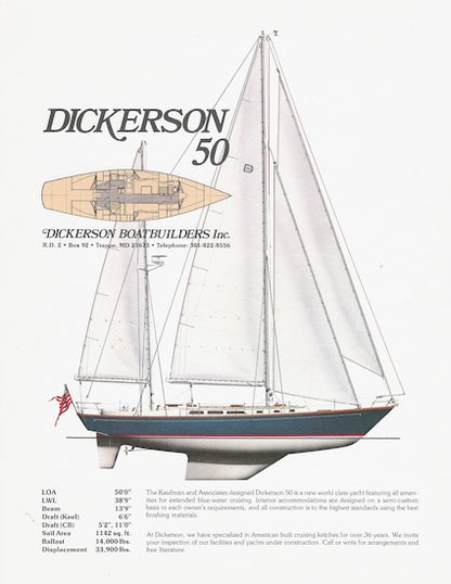 Dickerson 50 Digital Specification Brochure
