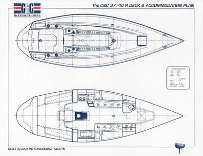 C&C 37/40R Specification & Line Drawing Package