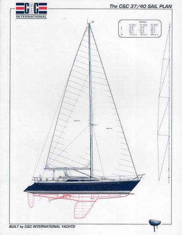C&C 37/40R Specification & Line Drawing Package