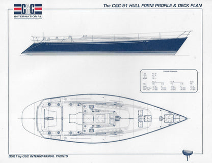 C&C 51+ Specification & Line Drawing Package
