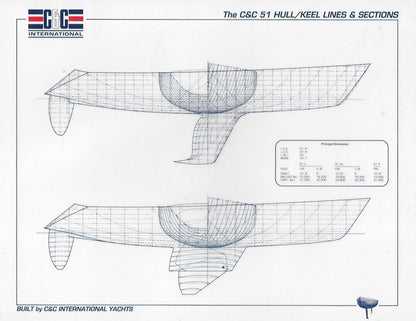 C&C 51XL Specification & Line Drawing Package