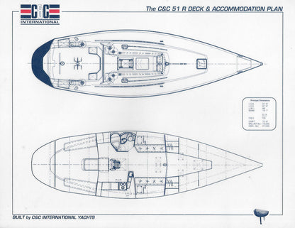 C&C 51R Specification & Line Drawing Package