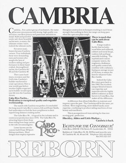 Cabo Rico Cambria Brochure