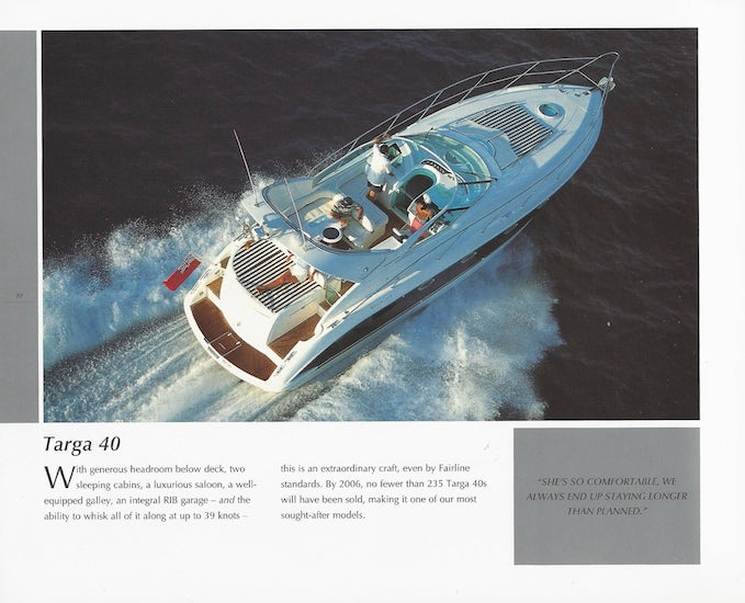 Fairline 2006 Abbreviated Brochure