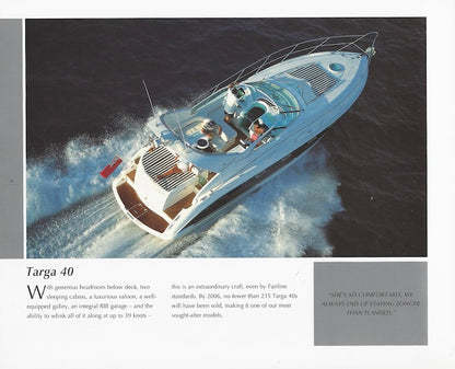 Fairline 2006 Abbreviated Brochure