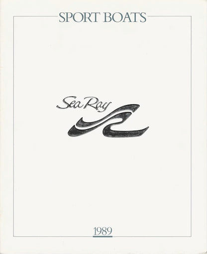 Sea Ray 1989 Sport Boats Brochure