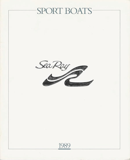 Sea Ray 1989 Sport Boats Brochure