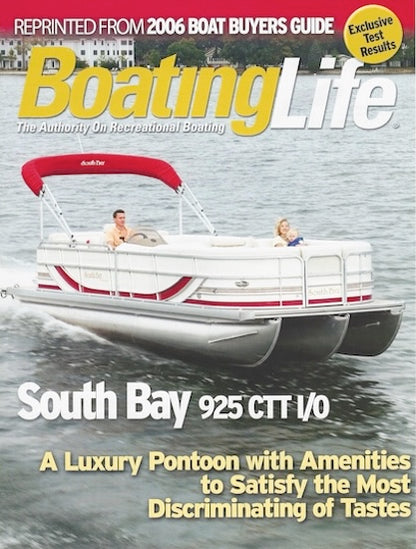 Forest River South Bay 925 CTT I/O Boating Life Magazine Reprint Brochure