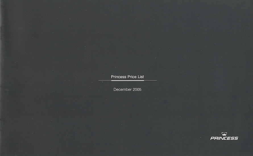 Princess 2006 Price List