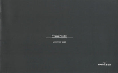 Princess 2006 Price List