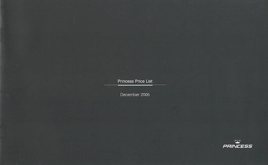 Princess 2006 Price List