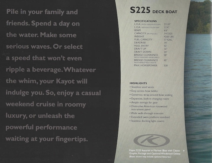 Kayot 2006 Brochure