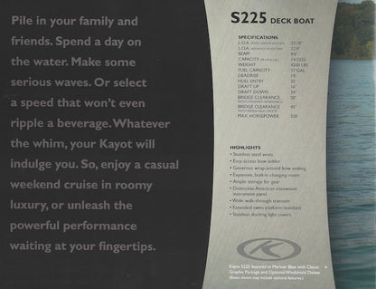 Kayot 2006 Brochure