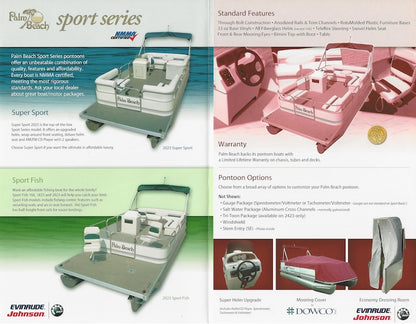 Palm Beach 2006 Sport Series Pontoon Brochure