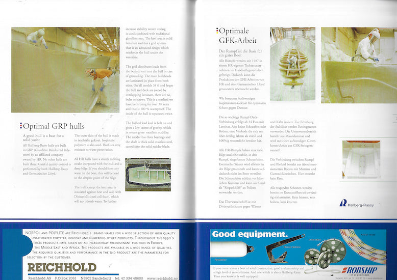 Hallberg-Rassy Concept Brochure