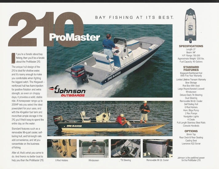 Promaster 1997 Brochure