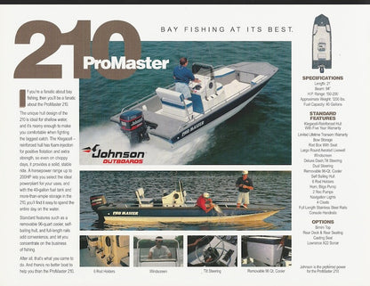 Promaster 1997 Brochure