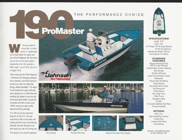 Promaster 1997 Brochure