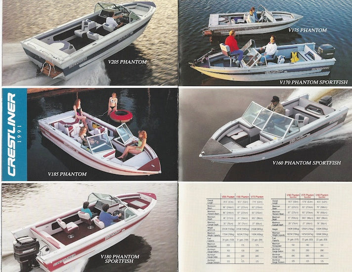 Crestliner 1991 Mini Brochure