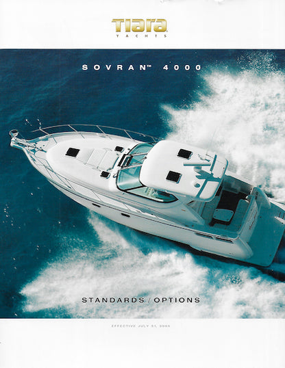 Tiara 4000 Sovran Specification Brochure