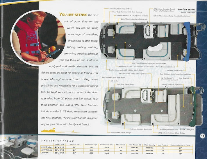 Playcraft 2004 Pontoon Brochure