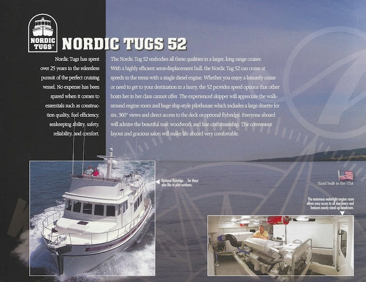 Nordic Tugs 52 Brochure