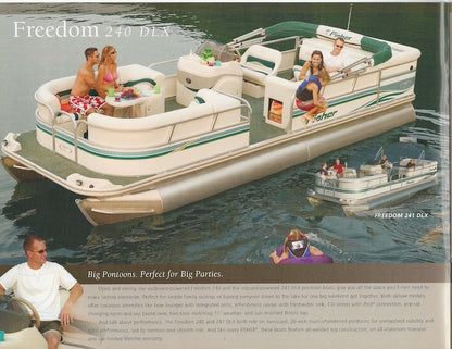 Fisher 2006 Pontoon & Deck Boat Brochure