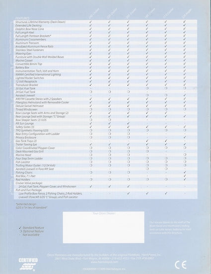 Omni 2000 Pontoon Brochure