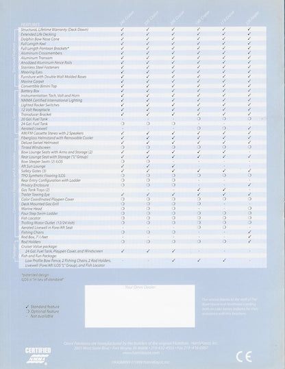 Omni 2000 Pontoon Brochure