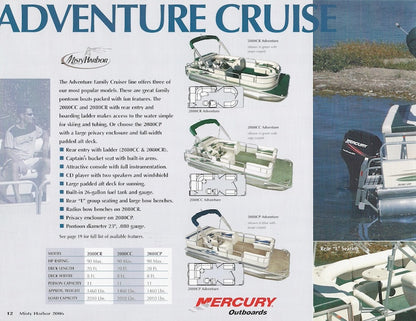 Misty Harbor 2006 Pontoon Brochure