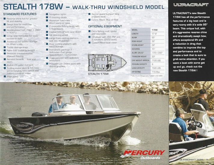 Misty Harbor 2006 Ultracraft Fishing Brochure