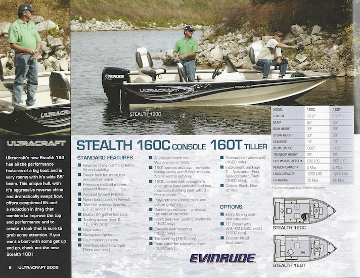 Misty Harbor 2006 Ultracraft Fishing Brochure