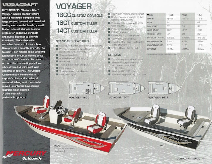 Misty Harbor 2006 Ultracraft Fishing Brochure