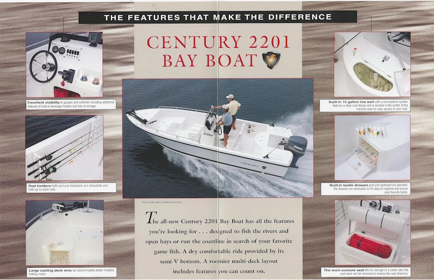 Century 2201 Bay Boat Brochure