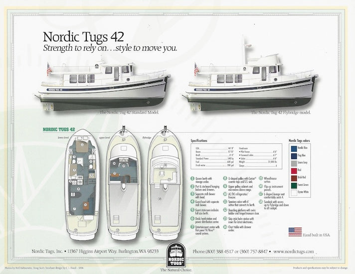 Nordic Tugs 42 Brochure