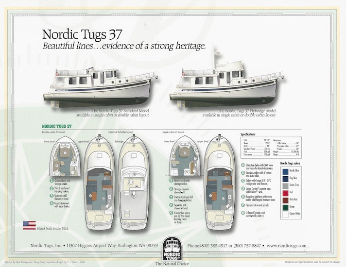 Nordic Tugs 37 Brochure