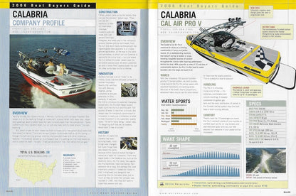 Calabria Waterski Magazine Reprint Brochure