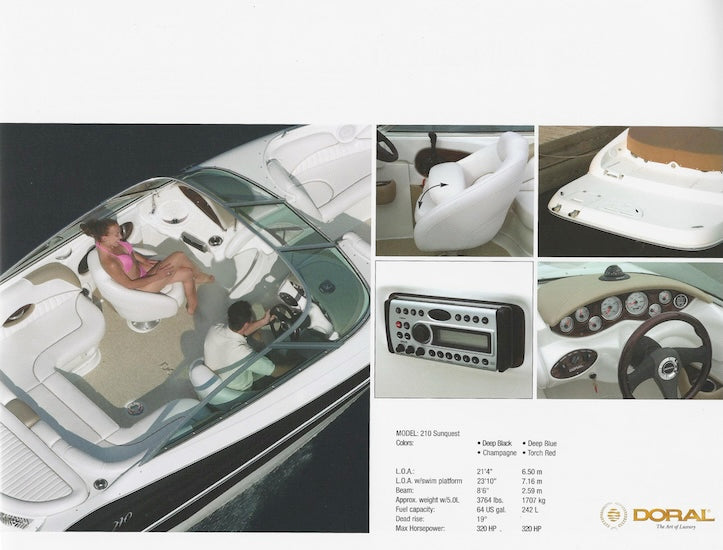 Doral 2006 Sport Boats Brochure