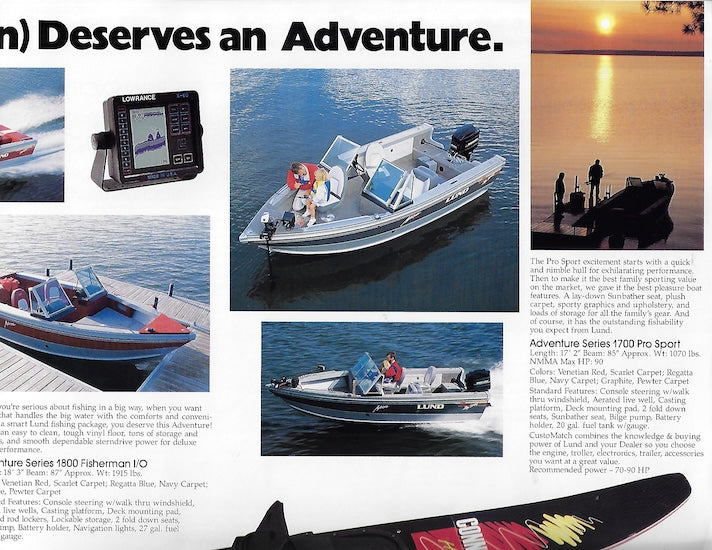 Lund 1992 Adventure Package  Brochure