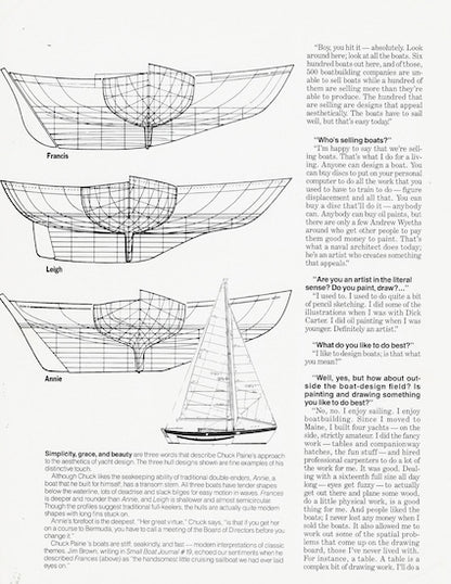 Morris Chuck Paine Sailor Magazine Reprint Brochure