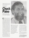Morris Chuck Paine Sailor Magazine Reprint Brochure