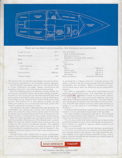 MacGregor Venture 24 Brochure